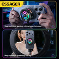 Essager Magnetic Back-Clip 2-in-1 Phone Cooler 3 Speed TEC Cooling RGB Digital display heat sink  Phone Cooler for iPhone Gaming
