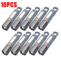 1-10PCS Super Bright LED Flashlight XPE Torch Light With Hook Camping Light USB Rechargeable Zoomable Waterproof Flashlight