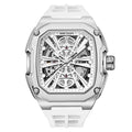 MEGIR Luxury Skeleton Automatic Mechanical Men Watch Original Waterproof Luminous Wristwatch Male Mechanical Clock Reloj