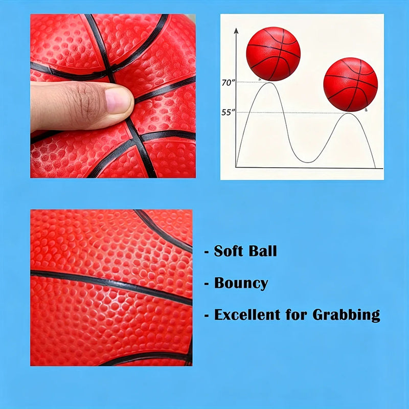 Mini 5" Inflatable Basketball Football Rugby Toy Small - View 4 | SAMAG
