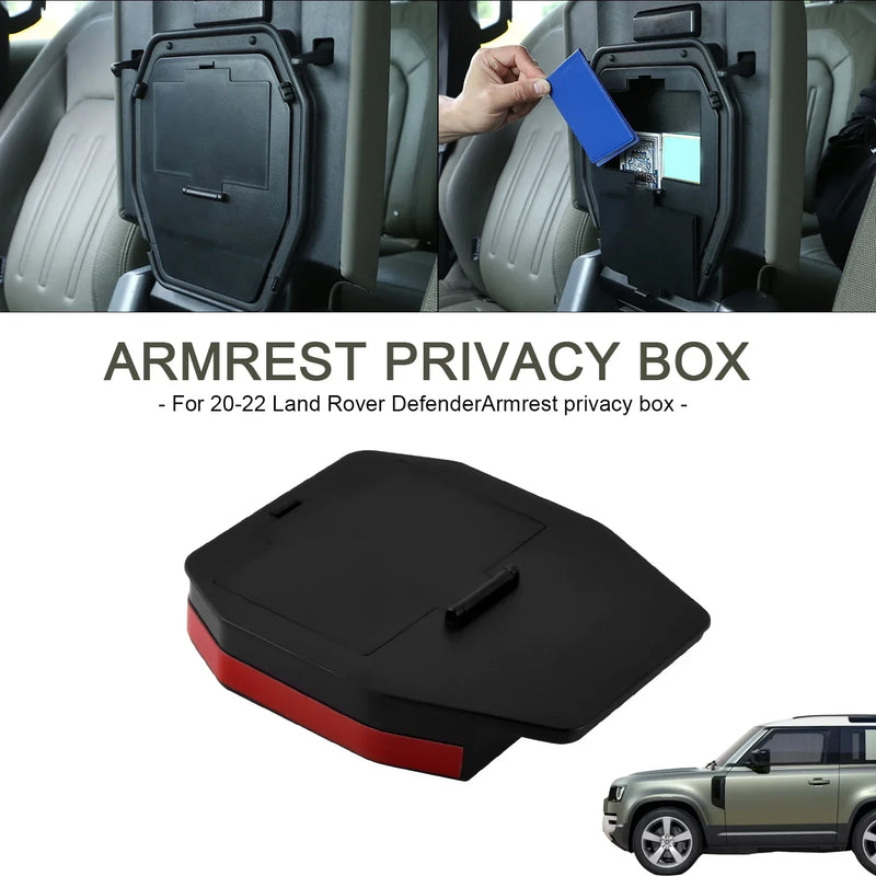 Car Center Console Organizer Hidden Storage Box Stowing Tidying Parts For Land Rover Defender 90 110 2020 2021 2022 Car Interior