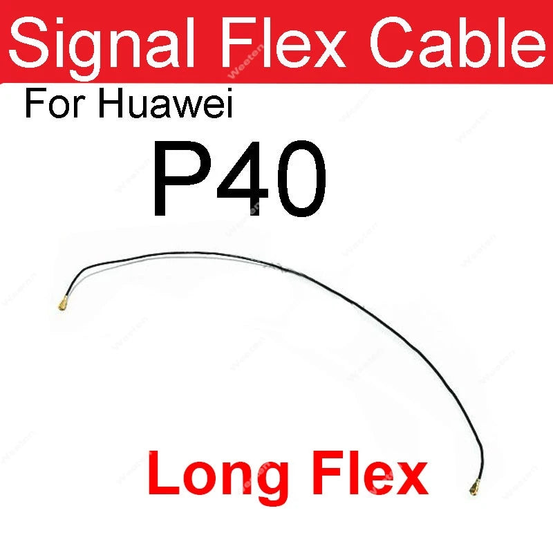 Antenna Signal Flex Cable For Huawei P20 P30 P40 Pro P30 Lite P40 Lite P40 Pro+ Wifi Coaxial Connector Aerial Flex Ribbon