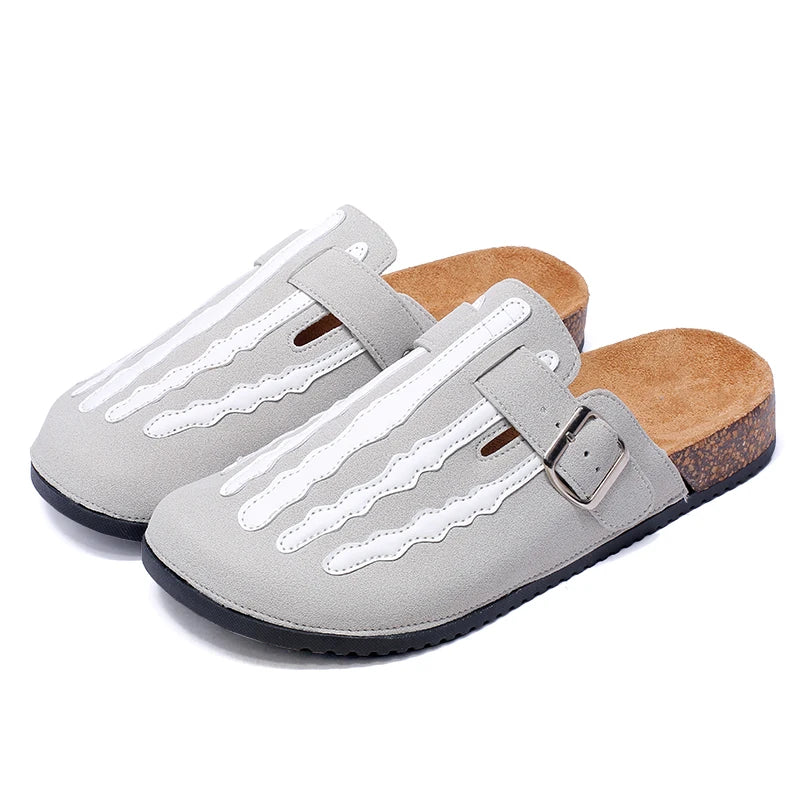 Men Shoes Cork Clogs Arch Support Fashion Mules For Classic Potato Women's Shoes Cozy Cork Footbed Lady Clogs Slippers