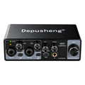 MQ22/44 ASIO Audio Professional Sound Card 2/4 Channel USB Audio Interface for Live Recording