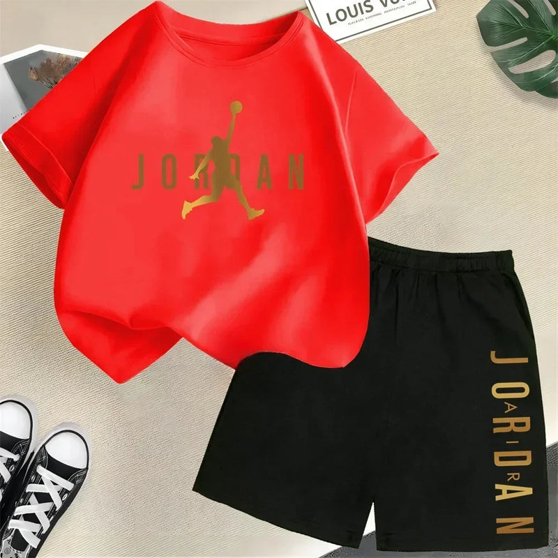 Summer Short Sleeve Children's Pattern Printed Sports - View 8 | SAMAG