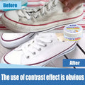 White Shoe Care Cream, Polishing and Whitening Cleaner for Sneakers, Sports Shoes and Canvas Shoes