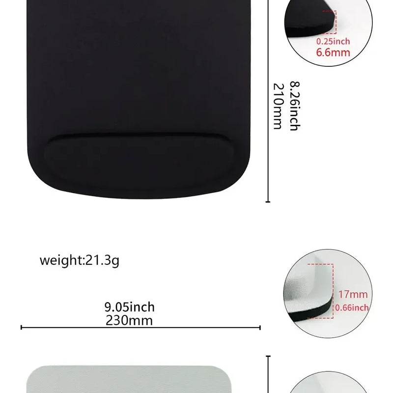 Computer Game Mouse Pad Large Thickened Eva Ergonomic Mousepad Wrist Pad Non-Slip Mouse Mats For Office Accessories