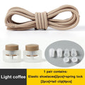 Spring Lock Shoelaces No Tie Shoe Laces Sneakers Round Elastic Shoelace Kid Adult Quick Without Ties Shoestrings Rubber Bands
