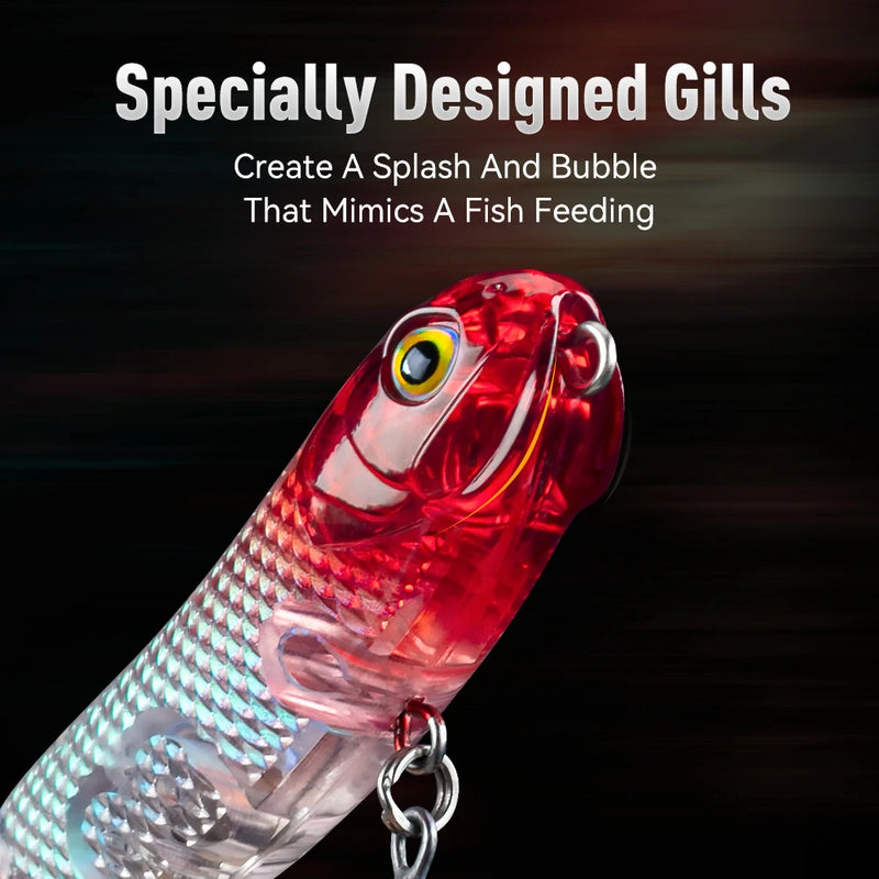 Kingdom Topwater Fishing Lure Z-Dog 3D Hologram 4.5g 7.5g | SAMAG