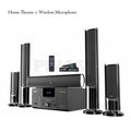 160W Home Theater Set 4Ω Bluetooth Speaker 8 Inch Subwoofer 5.1 Sound System Audio Set For Karaoke TV Living Room KTV Studio