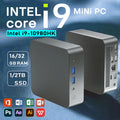 Intel i9 Windows11 Mini PC Protable Gaming i9 10980HK N150 16/32GB RAM WIFI6 BT5.2 4K 1/2TB SSD 1000Mbps Mini Gamer Computer PC