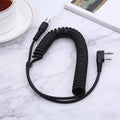 Coiled Headset Cable Rugged Radio Accessories K-Plug PTT Mic Speaker Spring Cable for Kenwood/Baofeng/RH5R/RDH/HYT/Relm