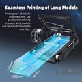 IdeaFormer IR3 Conveyor Belt 3D Printer with Extended Roller, 250×250×∞mm IR3 V2 Infinite Z Axis Belt 3D Printer