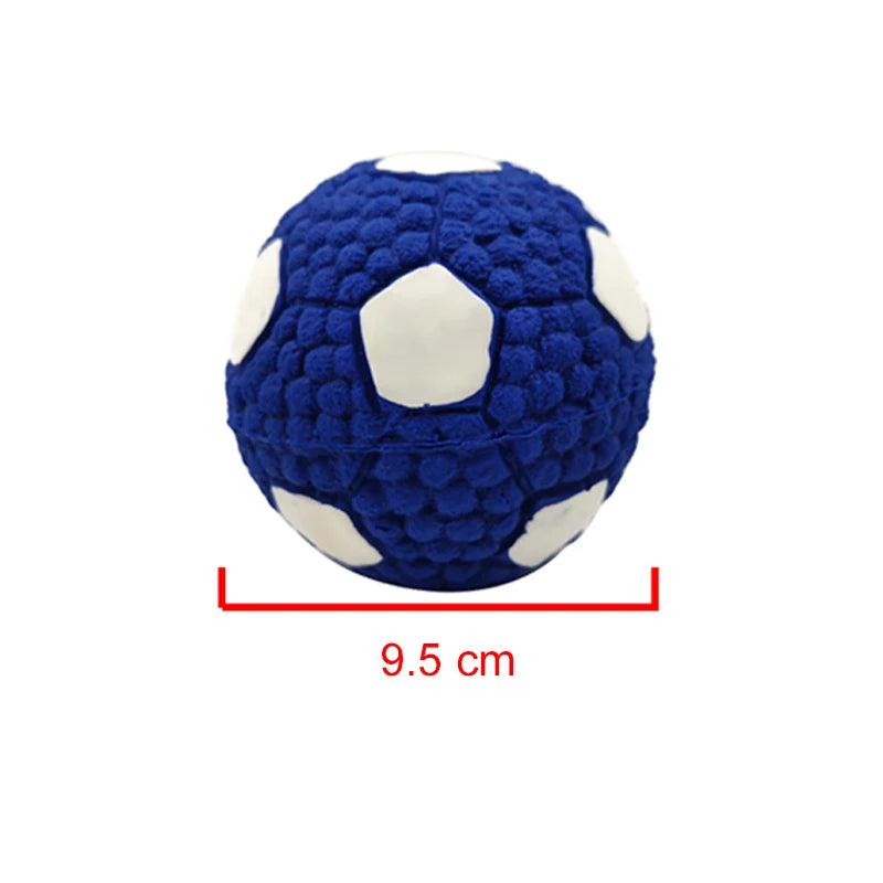 Toys For Small Large Dogs Chihuahua Golden Retriever Natural Latex Dog Balls Anti Bite Interactive Dog Chew Toy Pet Squeak Toys