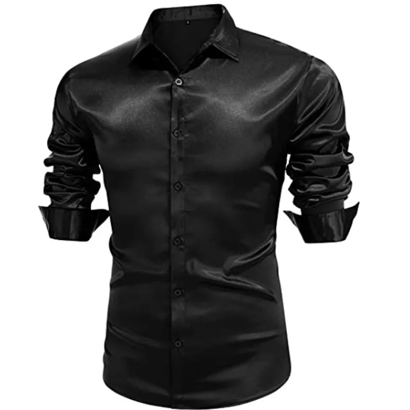 Premium Men's Ultra-Stretch Shirt - High-Quality Silky | SAMAG