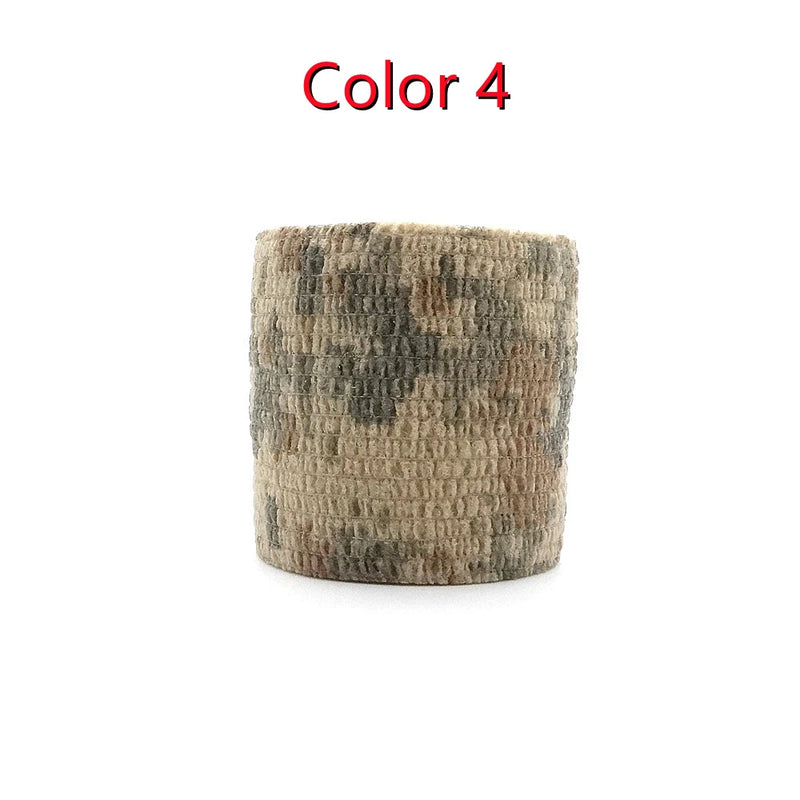 1 Roll U Pick 4.5m*5cm Waterproof Outdoor Camo Hiking Camping Hunting Camouflage Stealth Tape Wraps