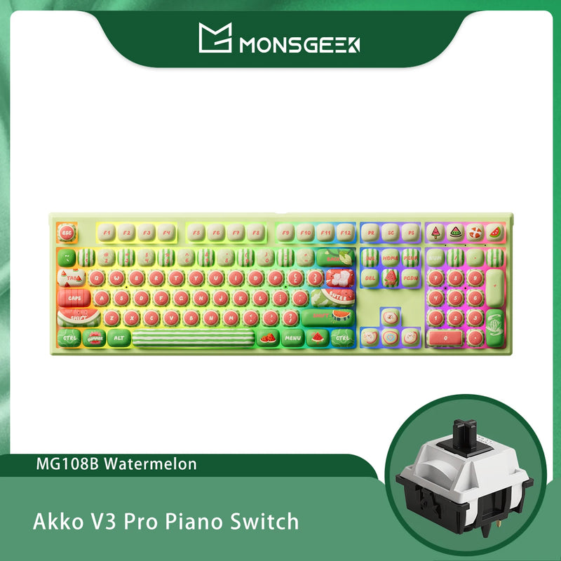 Akko MonsGeek MG108B Bun Wonderland Wireless Mechanical - Visuel 11 | SAMAG