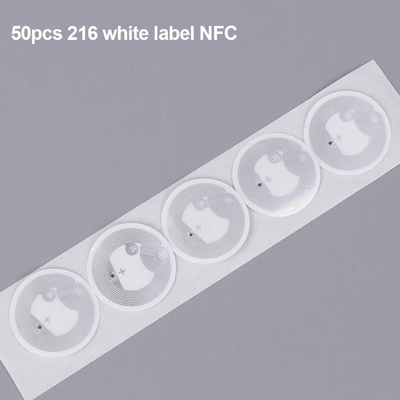 1/20/50Pcs 2.5cm NFC Labels Stickers Badges Label Sticker RFID Electronic Tag Rewritable Secret Key Sticker NFC Tags