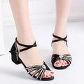 Latin Dance Shoelaces, Diamond Women's Dance Shoes, Soft Sole, Comfortable and Breathable, New Style of Practice Shoes