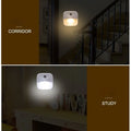 LED Night Light, EU Plug-in Smart Wireless Light Control Sensor Light, 220V Wall Light For Home Corridors, Bathrooms, Hallways