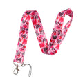 Heart Lanyard Simple Style Neck Strap for Key ID Card Cell Phone Straps Badge Holder DIY Hanging Rope Neckband Accessories