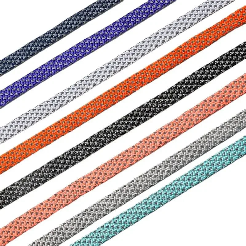 1Pair 3M Flat Reflective Shoelaces for Sneakers Glow at Night Be Applicable Sport Running AF1/AJ Luminous Shoe Lace Shoestring