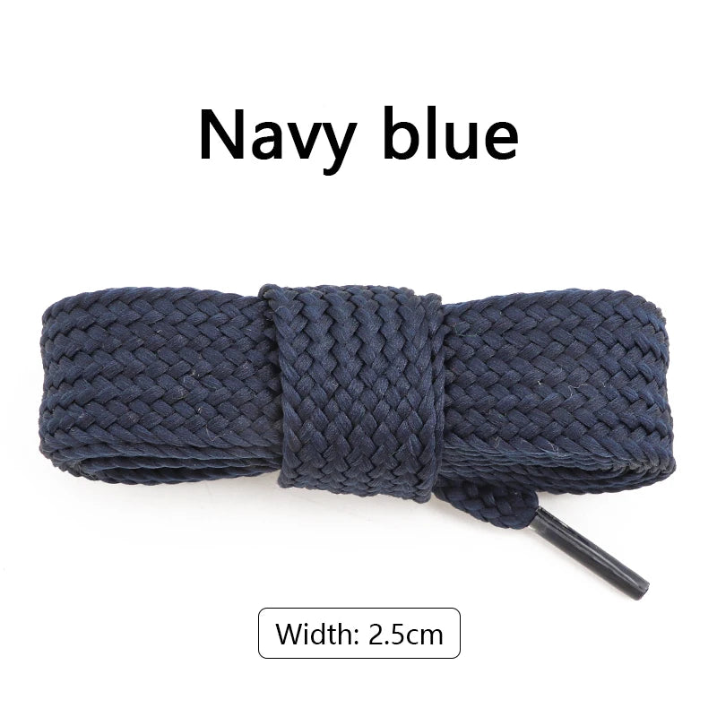 New 1Pair 100/120/140/160CM 2.5cm Wider Laces for Shoes New Sneakers Flat Shoelaces Fashion Rope Shoelace Shoes Accessories