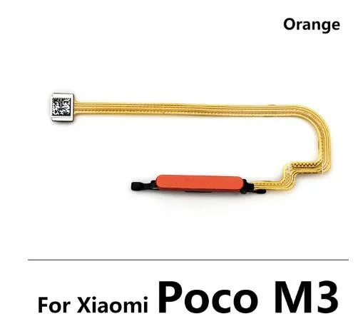 Fingerprint Scanner For Xiaomi Poco X3 Pro M3 F3 / M4 Pro 4G Home Button Fingerprint Menu Return Key Sensor Flex Cable