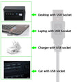 WiFi Power Bank Cable - USB to DC 5V/12V Boost Converter Cord for Router/Modem/Speaker, Portable Charging Adapter