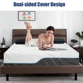 Hcore Queen Size Mattress, 8/10 Inch Medium Firm - Extra Firm Dual Sides Flippable Mattress for Back Pain Relief