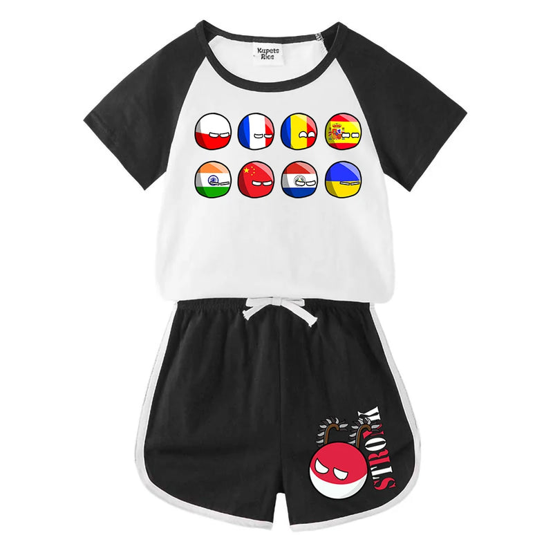 Countryball Polandballs Clothes for Summer Toddler Girls | SAMAG