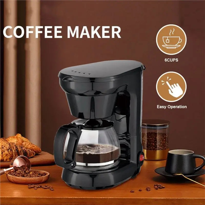 [B25B!】 Electric Coffee Maker 750ML Large Capacity Thermal Insulation Coffee Machine Automatic Drip Type Machine US Plug