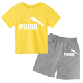 3-12Y Kids Summer Casual Letter Print 2-Piece Set Soft | SAMAG