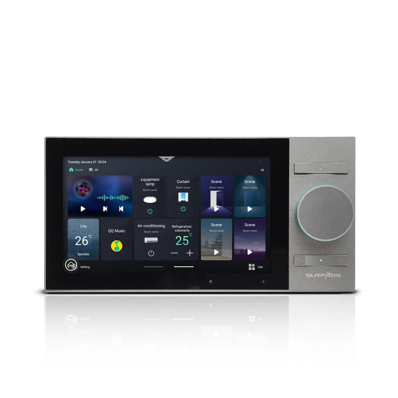 5.5 Inch LAN Intercom Touch Screen Android 8.1 Smart Home Theater with Bluetooth TUYA Application Control Wall Mounted Amplifier