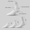10pairs HLHYX Socks Men's Cotton Deodorant Winter Towel | SAMAG