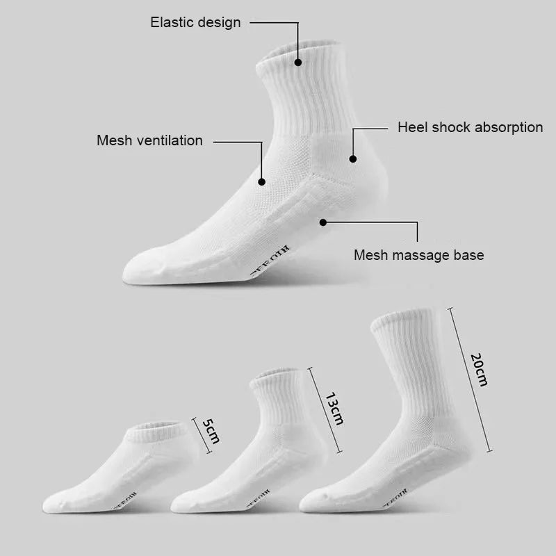 10pairs HLHYX Socks Men's Cotton Deodorant Winter Towel | SAMAG