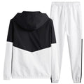 M - 6XL New Men's Sportswear Set from Japan South Korea Autumn Casual Wear Hooded Jacket Leg Tied Pants - View 4 | SAMAG
