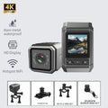 HD 4K 2K Digital Cycling Camera Small Outdoor Action Sports DV Waterproof Helmet Camorder Bicycle Recorder Clip Mini Body Camera