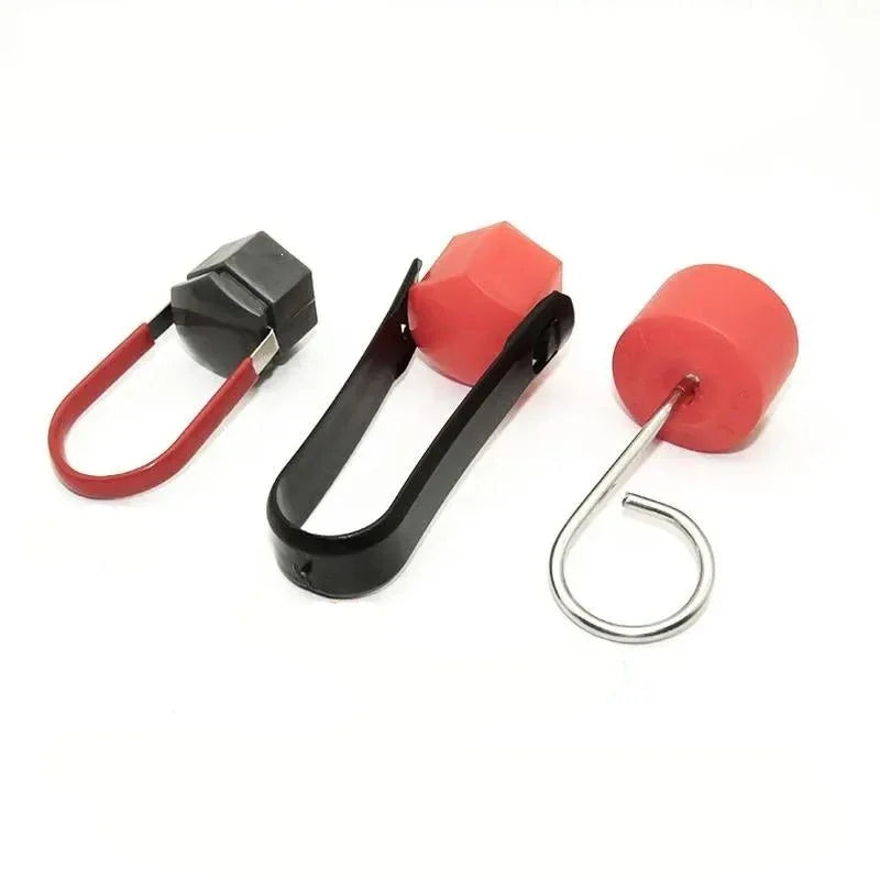 Portable Car Wheel Nut Cover Removal Tool Universal Hub Puller Wheel Bolt Caps Replacement Tools Tweezers Removal Tool