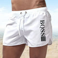 Summer Shorts Men Fast Drying Swim Shorts Breathable Net Fast Drying Surf Beach Pants Men's Fitness Pants Elastic Waist Shorts
