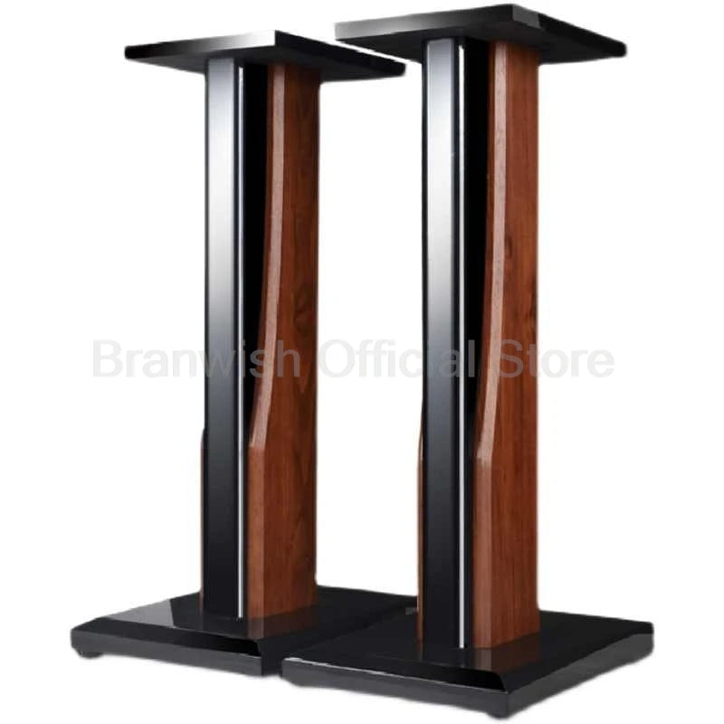 Painted Wooden Bookshelf Speaker Bracket HiFi Fever Professional Home Audio Amplifier Stand Surround Sound Box Floor Stand 1pair