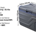 SucceBuy 8L to 75L Car Refrigerator Fridge Portable Icebox Single&Dual Zone w/Blue Tooth Temp Adjustable for Outdoor Camping RV