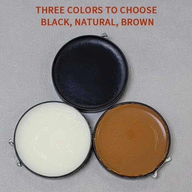 Faux leather shoe polishing kit - Leather care agent shoe care cream colorless shoe wax car leather care and interior cleaner