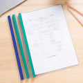 Pack of 10 Clear A4 Slide Binder Folder with Sliding Bar, Plastic Clip Bar Files Report Covers, File Folder Organiser Binder