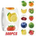 100-500pcs Fruit Stickers Cute Gift Box Thank you Stickers Packaging Decoration Adhesive Lables Stationery Sticker