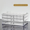Drawer Style Transparent Jewelry Box Large Capacity Ring Earring Necklace Acrylic Jewelry Sorting Box Jewelry Box Organizer