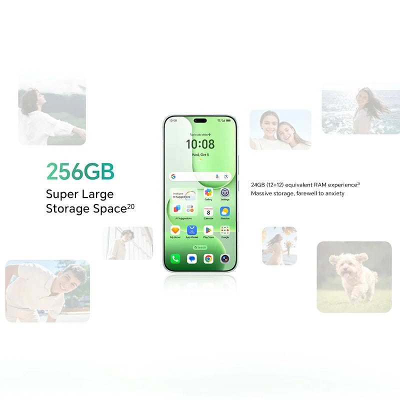 HONOR 600 Lite 5G Global Version, 8GB+256GB, 6.6" AMOLED, 108MP Camera, 6520mAh 45W Fast Charge, NFC