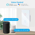 Matter smart switch  Alexa Google No APP required Intelligent Control Scan QR Code to Connect Touch Light Switch