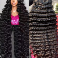 30 40 Inch Loose Water Wave 13x6 Lace Front Human Hair Wig Brazilian Deep Wave 13x4 360 HD Lace Frontal Wig Curly Wigs For Women
