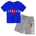 Kids 2 - Piece Letter Print Sports Outfit - Short Sleeve - View 7 | SAMAG